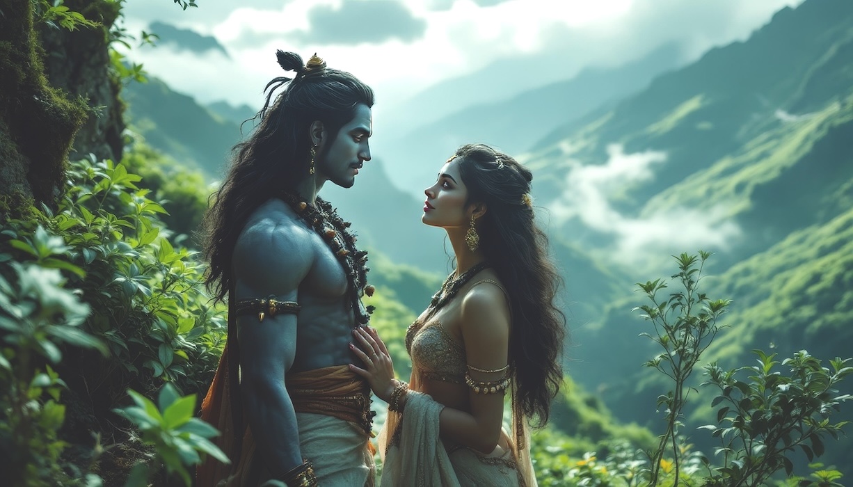 from pixabay shiva and parvati