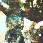 Abstract image with overlapping translucent shapes, glowing yellow and white lights, blue hues, and textured, painterly effects, evoking a dreamy, ethereal atmosphere.